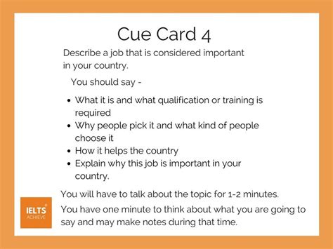 Interview Cue Card Examples Imagesee