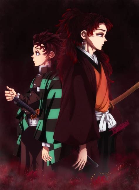 Tanjirou And Yoriichi By Jonasanjosta On Deviantart Anime Demon Manga