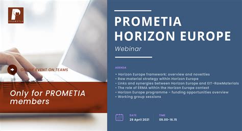 Prometia Holds Webinar On Horizon Europe Opportunities In The Field Of