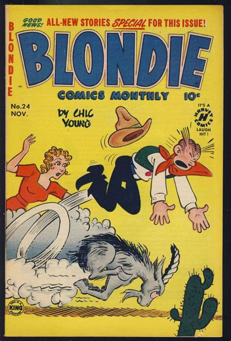 Blondie Comics Monthly No 24 By Young Chic And Others 1950 First