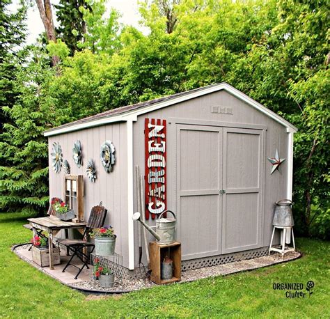 Nice 20 Extraordinary Backyard Storage Shed Makeover Design Ideas