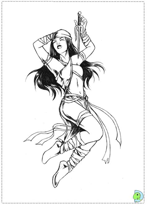 Some elektra coloring may be available for free. Elektra Coloring page- DinoKids.org