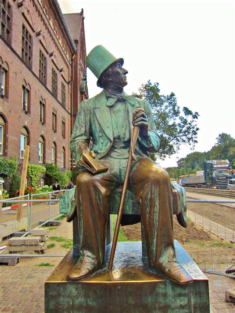 Hans Christian Andersen Statue In Copenhagen Denmark By Inat