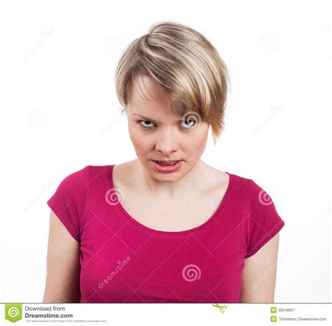 Anger Stock Image Image Of Revenge Woman Blond Mood 55248957