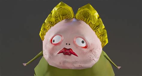 3d Model Your Fat Mom Lowpoly Character Cgtrader