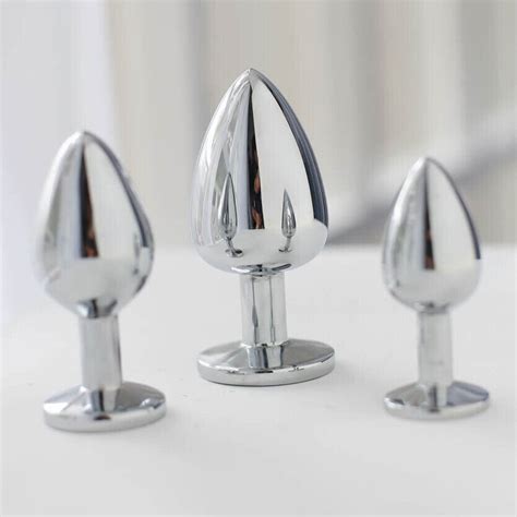 3pc Anal Butt Plug Metal Dildo Butt Plugs Sex Toy Women Men Couples T Rose Ebay