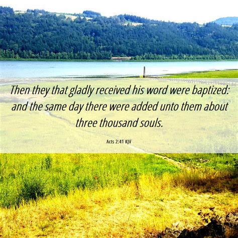 Acts 241 Kjv Then They That Gladly Received His Word Were