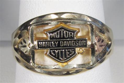 354 x 354 jpeg 20 кб. Men's Harley Davidson 10K Yellow Gold Ring WC-186 - $529 ...