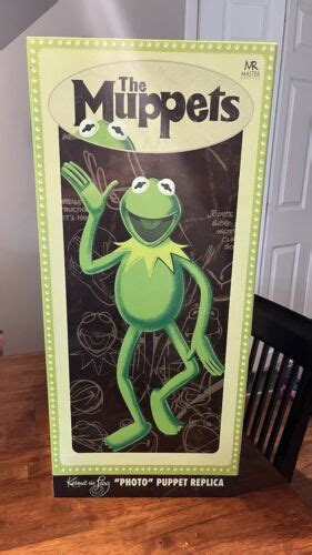 The Muppets Kermit The Frog Photo Puppet Replica By Mr Master Brand New
