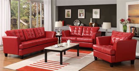 2017 Red Leather Sofas For Charming Warm And Rich Living Spaces