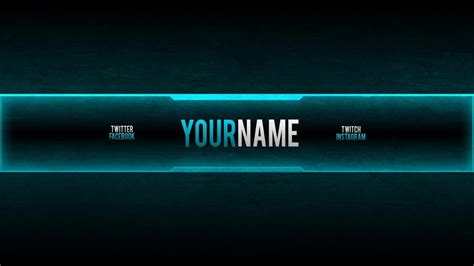 The Best 21 Blank Gaming Youtube Banner Size Template