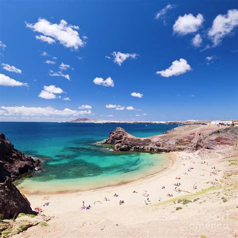 Playa De Papagayo Lanzarote Photograph By Justin Foulkes