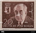 Ernst Reuter, der Bürgermeister von West-Berlin von 1948 bis 1953 ...
