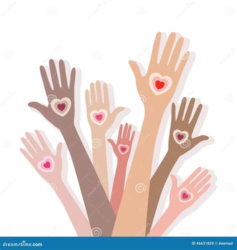 People Giving Their Love Stock Vector Illustration Of Life 46631820