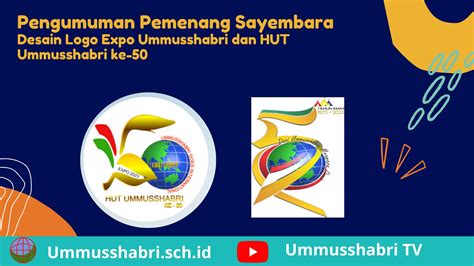 pengumuman pemenang lomba sayembara desain logo expo ummusshabri 2023 dan hut ummusshabri ke 50