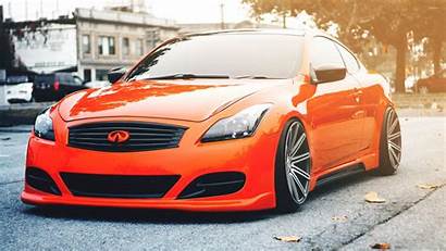 Infiniti G37 Coupe Cars Orange Wallpapers Nissan