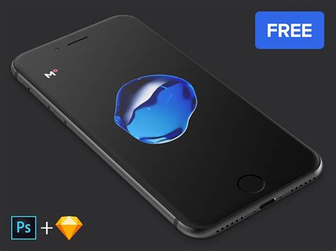 Place iphone app ui design on smart layers 2. Free iPhone 7 Black mockup by 360mockups 👨🏻‍💻 com for ...