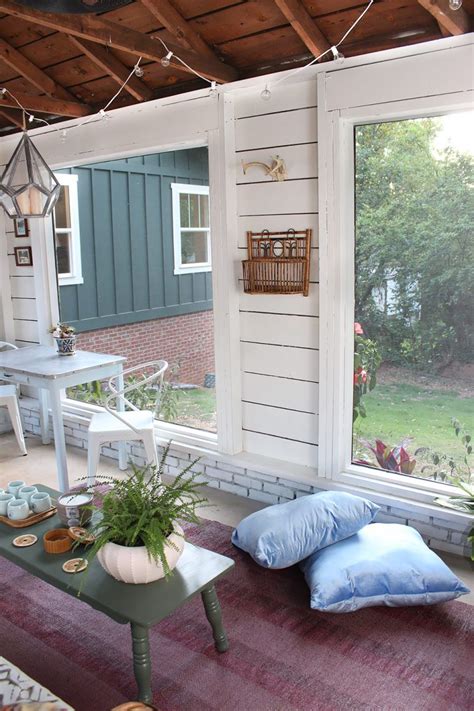 Shed Turned Boho Screened Porch House With Porch