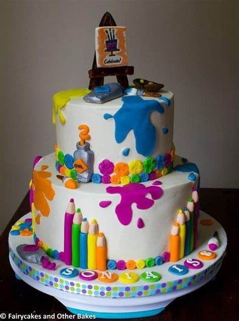 art themed cake artist cake cupcake cakes fondant cakes