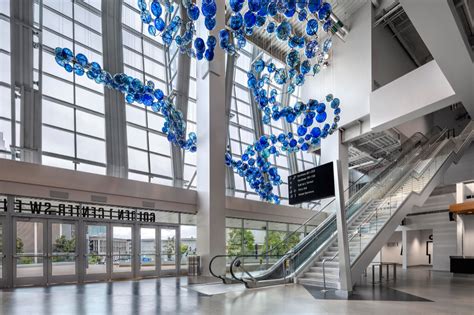 400 Glass Spheres Enliven Sacramento Lobby Interior Design Lobby