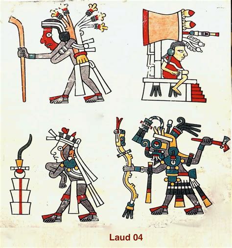 Codex Laud Folio 04 Mayan Art Aztec Art Ancient Books