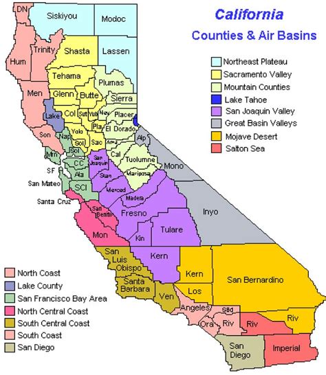 East Coast Vs West Coast California County Map Today County Map