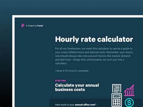 Hourly Rate Calculator Calculator Design Calculator Rate