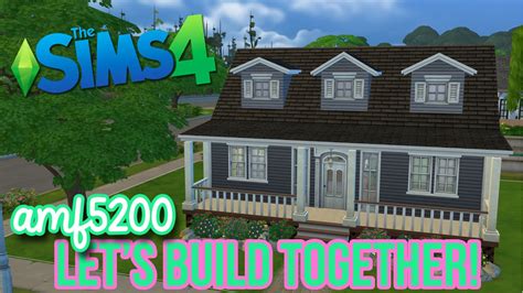 The Sims 4 Lets Build Together 1 W Amf5200 Youtube