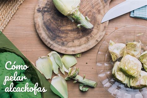 Así no se manchan las manos ya que pelaremos las alcachofas una vez estén cocinadas. Cómo pelar las alcachofas, según El Comidista - Alcachofa ...