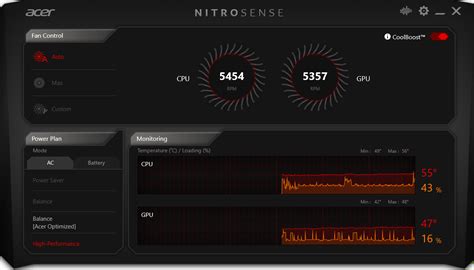 Acer Nitro 5 Model An515 54 Fan Running At High Speed On Low Tempeture