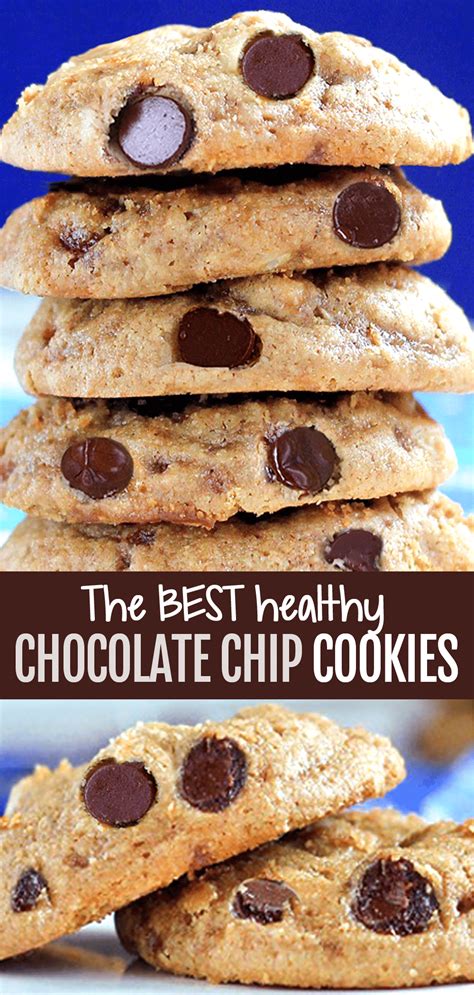 The Best Healthy Chocolate Chip Cookies