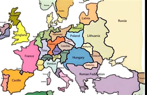 Map Based Off Of The Longest Standing Borders In Europe Europe Map