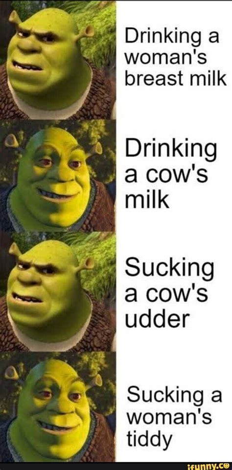 Drinking A Womans Breast Milk Drinking A Cows Milk I Sucking A Cows