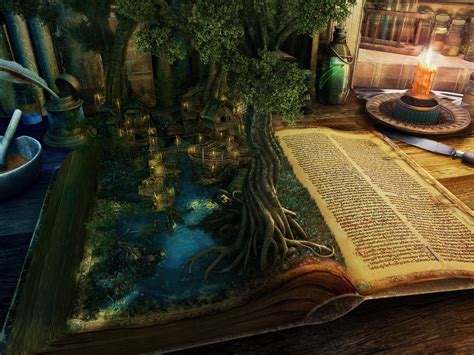 Fantasy Art Books Wallpapers Hd Desktop And Mobile Backgrounds
