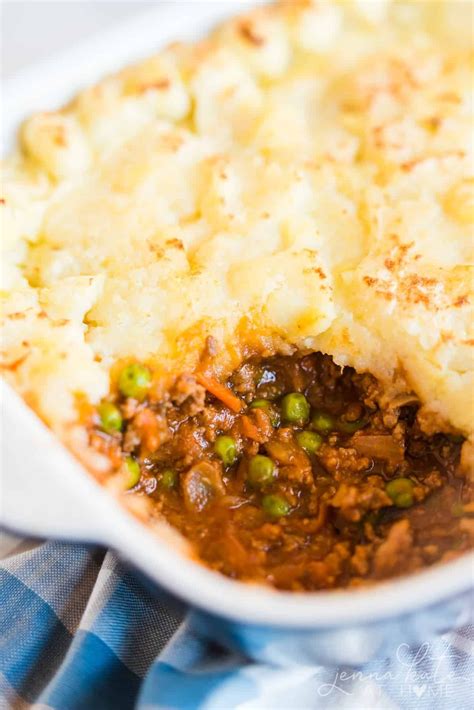 Traditional Irish Shepherds Pie Recipe Made With Ground Beef For The