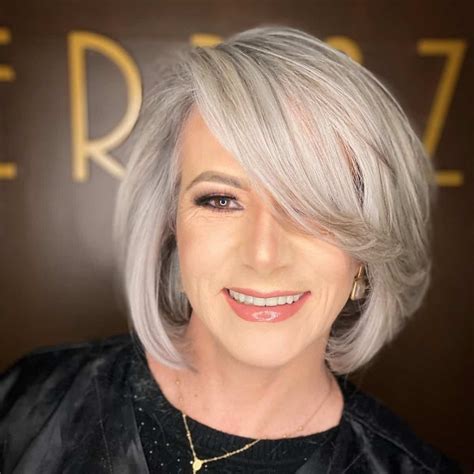 18 youthful looking hairstyles for women over 60 with grey hair hairstyles vip