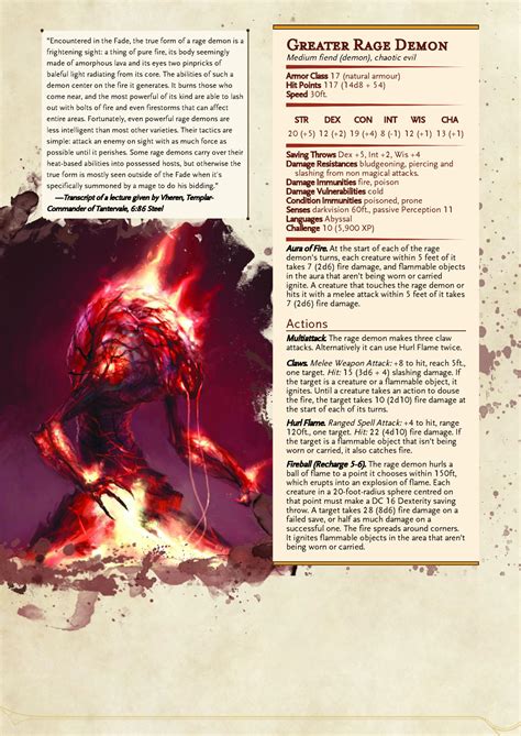 Rage is the barbarian's defining class feature. DnD 5e Homebrew | Dnd dragons, Dnd 5e homebrew, Dungeons and dragons homebrew