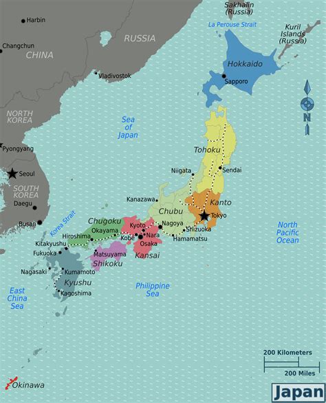 Most people in japan live on the coastal plains, and the mountainous regions are sparsely populated. File:Japan regions map.png - Wikimedia Commons
