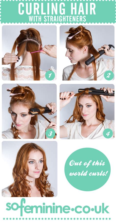Step By Step Guide To Curl Hair With Straighteners Rewaj Women