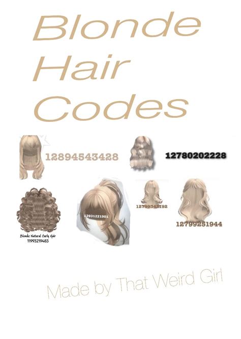 Coding Clothes Blonde Curly Hair Messy Braids Roblox Codes Avenue