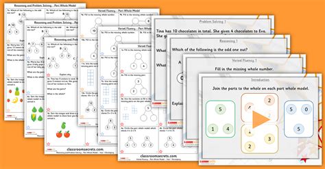 Part Whole Model Year 1 Addition And Subtraction Free Resource Pack