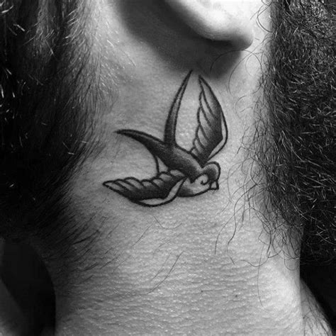 Top 37 Small Neck Tattoos For Guys 2021 Inspiration Guide Neck