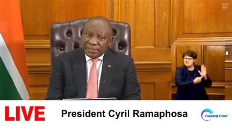 Is president ramaphosa addressing the nation? President Cyril Ramaphosa Nation Address : 23 JULY 2020 - YouTube