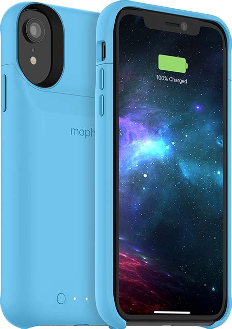 Mophie Blue Juice Pack Access Iphone Xr Charging Case Blue From Atandt