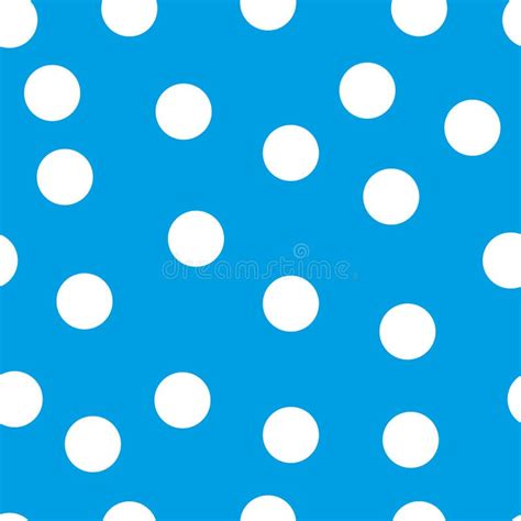 Beautiful Light Blue Polka Dot Pattern Design Stock Illustrations 339