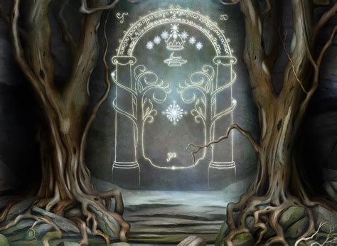 The Doors Of Moria Detail By Jeshannon On Deviantart