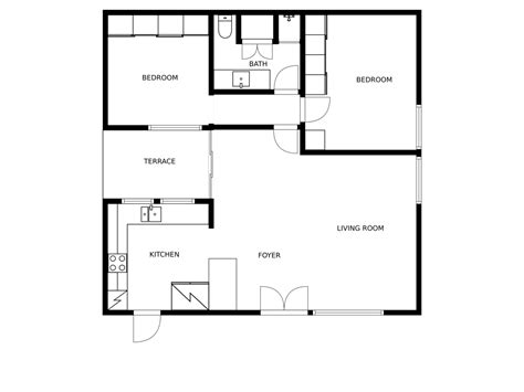 Sample House Floor Plan With Dimensions Image To U