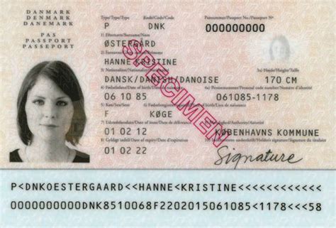 Passport From Denmark