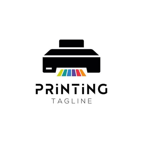 Premium Vector Printing Company Logo Design With Printer Graphics And