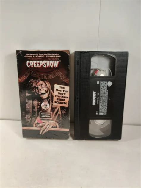 Creepshow Vhs Stephen King George Romero Horror Anthology Movie Film